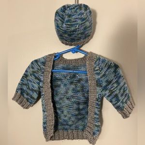 Knitted Sweater and Cap